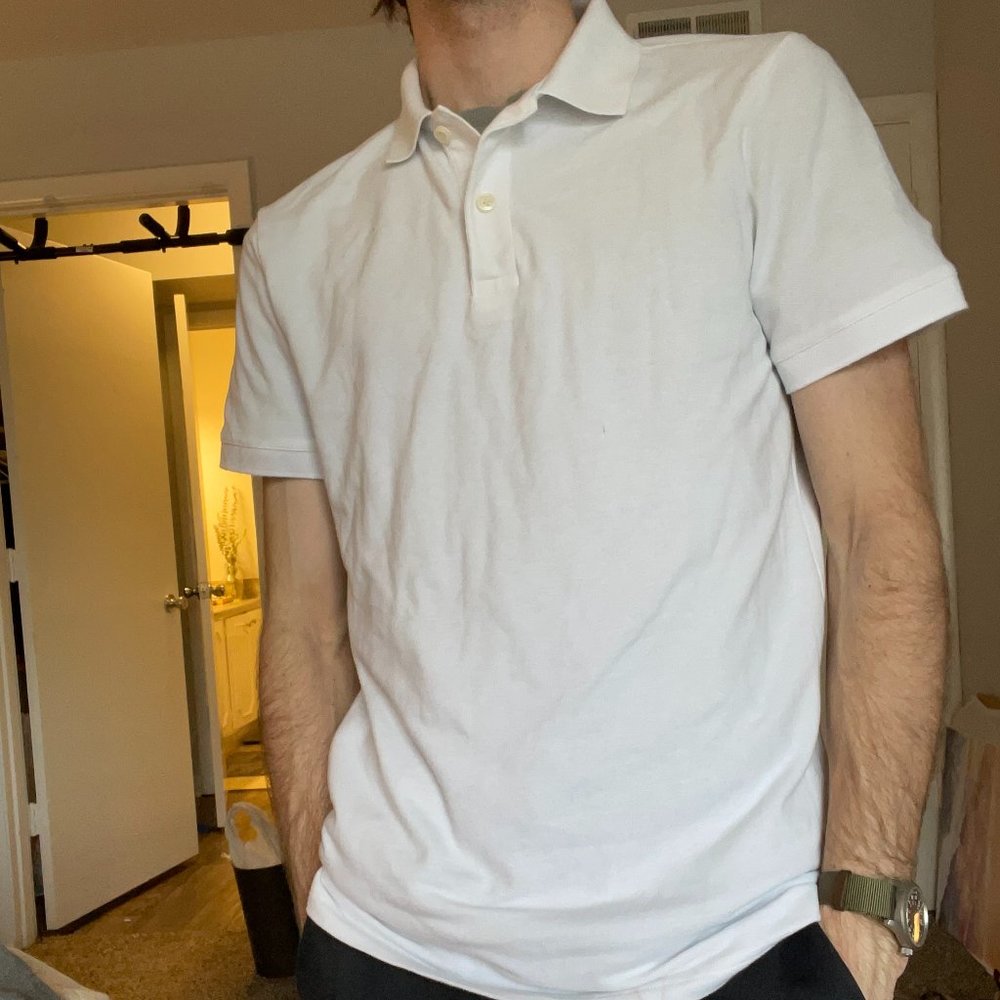 Goodfellow White Polo, Small